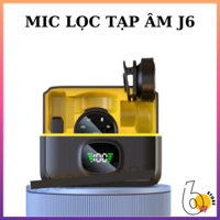 Mic Cài Áo Không Dây J6 Lọc Âm Giảm Ồn Chuyên Nghiệp Livestream, Quay Video Màn Hình Hiển Thị Các Chức Năng (SIX STORE)
