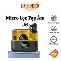 Mic Cài Áo Không Dây J6 Lọc Âm Giảm Ồn Chuyên Nghiệp Livestream, Quay Video Màn Hình Hiển Thị Các Chức Năng (JA SPEED