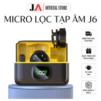 Mic Cài Áo Không Dây J6 Lọc Âm Giảm Ồn Chuyên Nghiệp Livestream, Quay Video Màn Hình Hiển Thị Các Chức Năng (JA OFFICIA