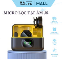 Mic Cài Áo Không Dây J6 Lọc Âm Giảm Ồn Chuyên Nghiệp Livestream, Quay Video Màn Hình Hiển Thị Các Chức Năng (KALYN MALL)