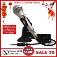 Mic Chống Hú, Chống Rè, Micro Karaoke XINGMA AK-319, Micro Chuyên Nghiệp Có Dây, Micro Hát Karaoke Phòng Thu