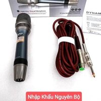 Mic có dây Karaoke Có Dây Shure TA-100 Hàng Bãi MỸ - Chất Âm Dày Dặn Nhẹ Siêu Sáng - Bắt âm nhạy, Chống Hú, Chống Nhiễu