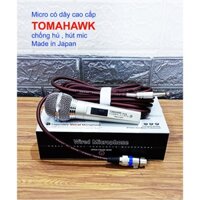 Mic Có Dây TOMAHAWK, Mic Có Dây Sony Sn-555, Hát Karaoke Gia Đình, Siêu BềN, Độ NhạY Cao
