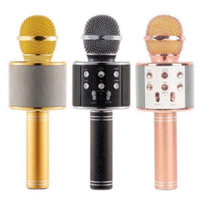 Mic Hát Karaoke Cầm Tay Không Dây - Micro Karaoke Bluetooth Bảo Hành 12 Tháng