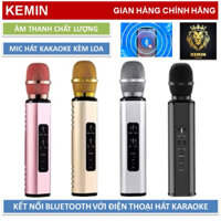 MIC HÁT KARAOKE gồm LOA cầm tay kết nối với Điện Thoại QUA BLUETOOTH người yêu âm nhạc Hỗ trợ thẻ nhớ Echo Bass Treble