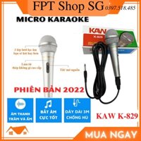 Mic hát karaoke, Micro có dây hát Karaoke XINGMA AK-319 chống hú, chống ù, Chống rít - Hàng cao cấp , giá rẻ