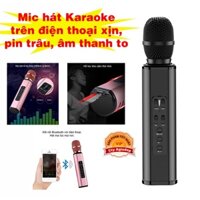 Mic hát Karaoke trên điện thoại xịn, pin trâu, âm thanh to ADG-K6