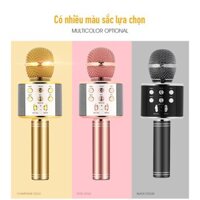 Mic Hát Karaoke WS858 Kết Nối Bluetooth