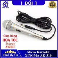 Mic Hát Karaoke XINGMA AK-319 dòng mic có dây giá rẻ, chất lượng cao, tương thích với mọi loại dàn karaoke