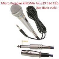 Mic Hát Karaoke XINGMA AK-319 thế hệ mới cho âm thanh sống động,mic karaoke có dây bảo hành toàn quốc