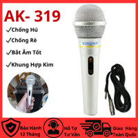 Mic hát karaoke,Micro Karaoke  XINGMA AK-319 Chống Hú,Chống rè,bắt âm tốt,giọng hay-Bảo Hành 12 Tháng.