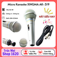 Mic hát karaoke,Micro Karaoke  XINGMA AK-319 Chống Hú,Chống rè,bắt âm tốt,giọng hay-Bảo Hành 12 Tháng.