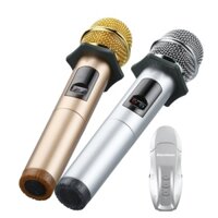 Mic Karaoke Không Dây Excelvan K18U (Mic đôi)