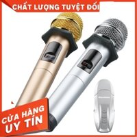 Mic Karaoke Không Dây Excelvan K18U (Mic đôi) - K18V 1 míc .