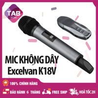 Mic Karaoke Không Dây Excelvan K18V - Bảo Hành 6 Tháng