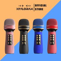 Mic Karaoke Kiêm Loa Bluetooth WS-898, Micro không dây hát karaoke mini cầm tay Nâng giọng cực chất, Loa hát karaoke