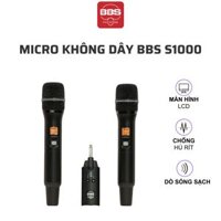 Mic không dây đầu thu nhỏ cao cấp BBS S1000 (tiếng rất tốt, dùng sự kiện, loa biểu diễn di động)