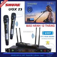 Mic Không Dây shure Ugx23 Chuyên Nghiệp - micro karaoke shure ugx23