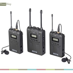 Mic không dây thu âm phỏng vấn cho máy ảnh máy quay Boya BY-WM8 UHF