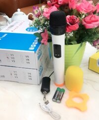 Mic không dây V2 1 mic Bose hát karaoke