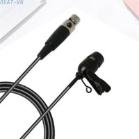 Mic Lavalier ngưng tụ đa hướng cho Sennheiser & cho Shure Wireless Black