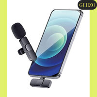 Mic livestream, micro thu âm không dây K8 cài áo giúp lọc tiếng ồn cho điện thoại, máy tính, action camera hoco.