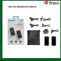 MIC THU ÂM BOYA BY-XM6-S1 ULTRACOMPACT 2.4GHZ DUAL-CHANNEL MICROPHONE (TX+RX)