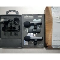 Mic thu âm không dây Winmax A88 (02 mic thu) cổng type c