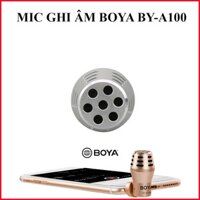 Mic thu âm mini cho điện thoại - Microphone Cho Smartphone Boya BY-A100 - Hàng Chính Hãngg [bonus]