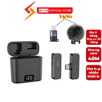 Mic Thu Âm SIVIR M31 Không Dây loại 1 Mic, 2 Mic- Bật Tắt Lọc Ồn - Micro Ghi Âm - Tặng bông lọc và jack chuyển