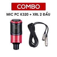 Mic thu âm Takstar PC-K320 HÀNG CHÍNH HÃNG - Micro hát karaoke - Mic livestream PC K320 - Mic PC K320 Takstar - MIC  DÂY XRL-XRL