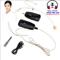 Mic trợ giảng không dây 2.4G ( Mic màu da )