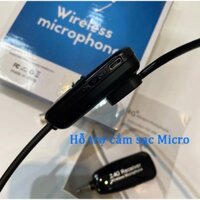 Mic trợ giảng không dây 2.4G Zansong V38 cho tất cả các loại loa có cổng mic, máy trợ giảng