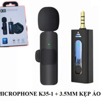 Mic Youtuber Kẹp Áo K35 Cổng 3.5 (1 Mic)