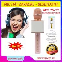 Mic YS-11 Bluetooth, Micro Chuyên Hát Karaoke, Mang Du Lịch, Giải Trí Xả Stress - Loa Hát Nghe Rất Hay - Số Lượng Có Hạn