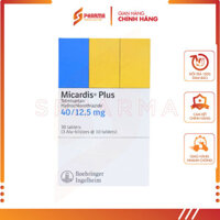 MICARDIS PLUS 40/12.5MG – ĐIỀU TRỊ BỆNH TĂNG HUYẾT ÁP – BOEHRINGER [ĐỨC] – 1 VỈ X 10 VIÊN