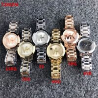 Michael kors Đồng Hồ Đeo Tay Mặt Tròn Đính Đá Thời Trang Cho Cặp Đôi