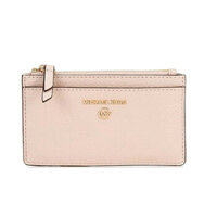 Michael Kors Pink Small Pebbled Leather Card Case