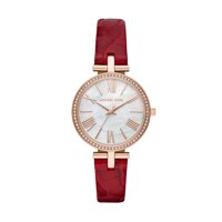 Michael Kors Women's Maci Three-Hand Rose Gold-Tone Stainless Steel Watch MK2791