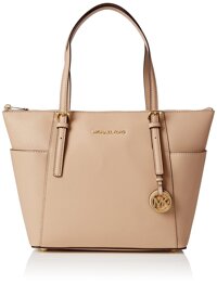 MICHAEL Michael Kors Jet Set Top-Zip Tote (Oyster)