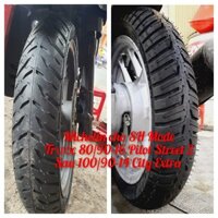 (Michelin SH Mode) Cặp vỏ lốp xe Michelin cho SH Mode trước 80/90-16 Pilot Street 2 và sau 100/90-14 City Extra