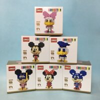 Mickey - minnie - donal xếp hình Nanoblock