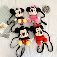 Mickey Minnie Túi chéo dễ thương Quà tặng tinh tế Quà tặng sinh nhật cho bé gái Học sinh Nhỏ có giá trị cao Người ảnh hưởng Pháp WTT2025.3.4