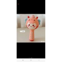 Mic/Micro tập hát cho bé có kết nối bluetooth với điện thoại có nhạc, sạc pin