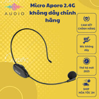 Micro Aporo 2.4G không dây chính hãng dùng cho máy trợ giảng APoro T9 2.4G, T18 2.4G, T20 2.4G hàng có sẵn