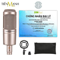 Micro Audio Technica AT2035 (Màu Gold) - Mic Thu Âm Phòng Studio, Microphone Cardioid AT-2035