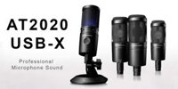 Micro Audio Technica AT2020USB-X Mic Thu Âm Phòng Studio, Microphone Cardioid AT2020 USB Condenser