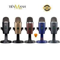 Micro Blue Yeti Nano USB Condenser Mic Thu Âm Podcast, Livestream, Radio, ASMR Microphone Phòng Studio Hàng Chính Hãng - Kèm Móng Gẩy DreamMaker - Black