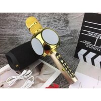 Micro Bluetooth Hát Karaoke Tích Hợp Loa Bass Hay YS90, Mic Bắt Giọng, Âm Thanh Trong Lớn, Gắn Usb, Thẻ Nhớ, Cổng 3.5