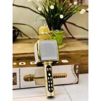 Micro Bluetooth Karaoke YS91 Kèm Loa Bass Không Dây Âm Thanh Sống Động Mic Bắt Giọng Tốt